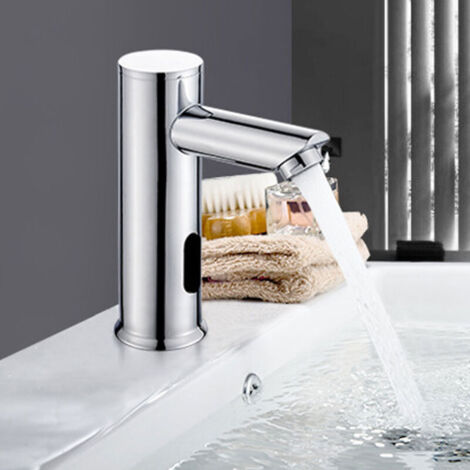 Robinet automatique avec capteur G1/2 pouce pour un nettoyage des mains sans contact (20 cm pour lavabo sous plan)