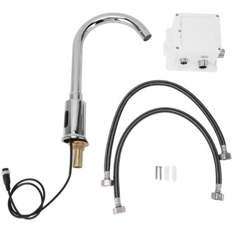 Robinet automatique avec capteur infrarouge, eau froide unique, évier électronique sans contact pour salle de bains et cuisine