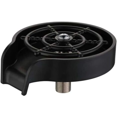 Robinet automatique rapide haute pression verre 304 rinceur évier de cuisine lave-tasses à café buse haute pression à cinq trous nettoyage multi-angles tout autour