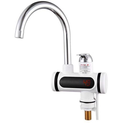 Robinet avec Chauffe Eau Instantané - Electrique - 3000W - 360° - LED - Haute Performance