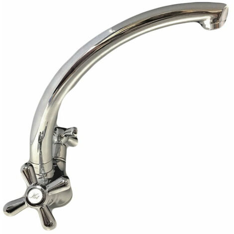 Robinet avec poignée étoile,chromé