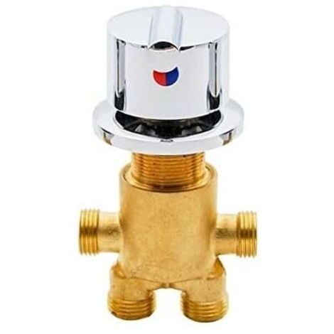 Robinet Baignoire Mélangeur De Bain Robinets De Douche Salle De Bains Robinet Eau Chaude Froide En Laiton Massif Mitigeur Robinet Trou Feuille Poignée Mélangeur