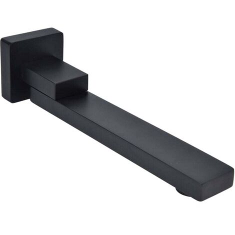 Robinet Baignoire Mural Acier Inoxydable Bec Douche Réglable 180 Degrés Interface G1/2