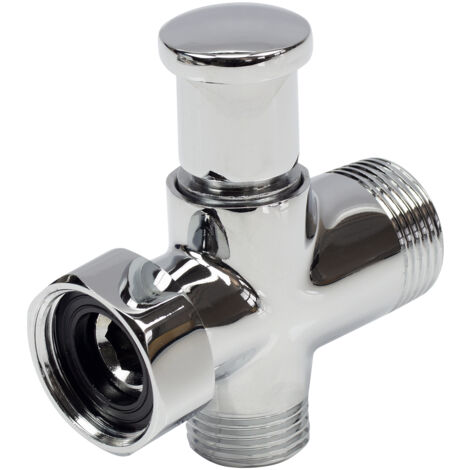 Robinet Bain Bec Tuyau Douche Interrupteur Chromé Remplacement Partie Robinet
