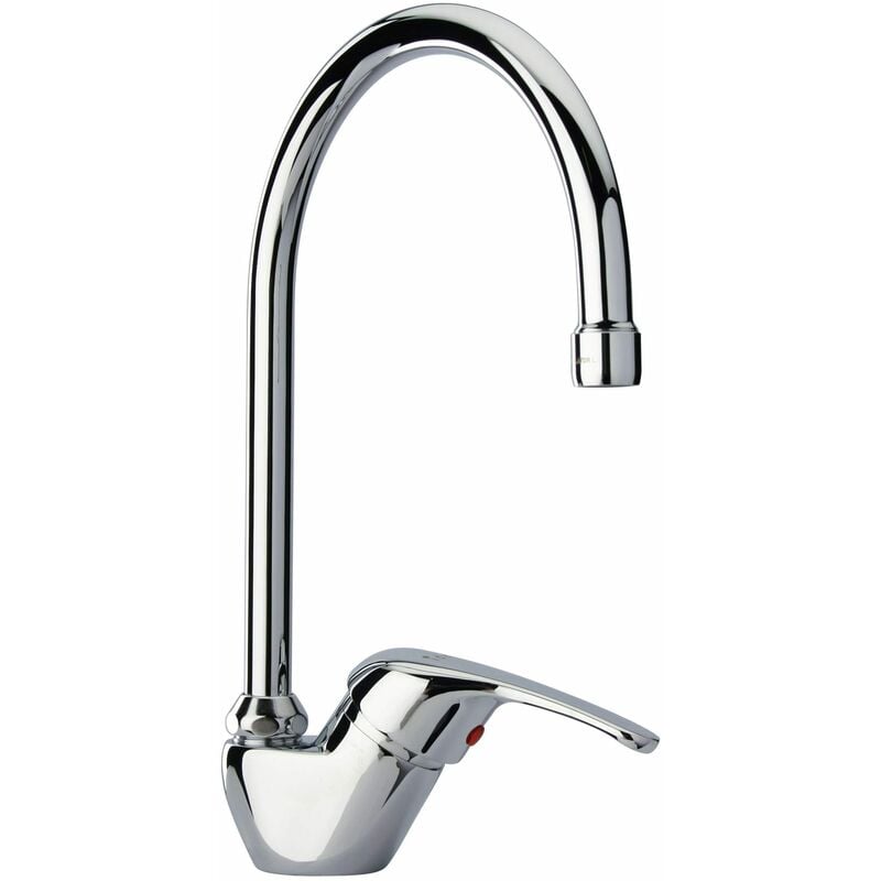 Kiamami Valentina - Robinet Mitigeur Avec Bec Verseur Haut Pour Évier De Cuisine Minerva