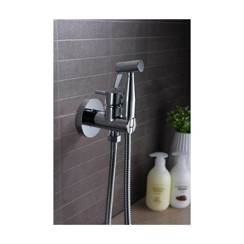 Robinet de bidet mural chromé Munich Imex