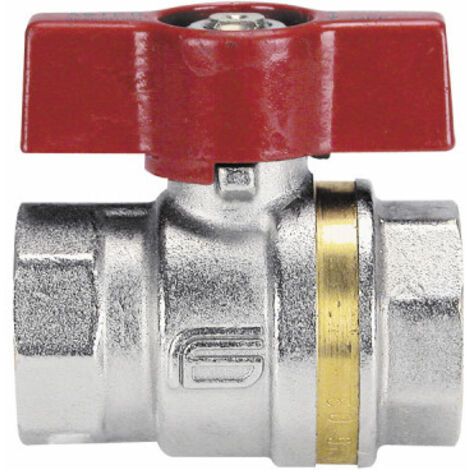 Robinet boisseau sphérique laiton FF batiment manette 8x13