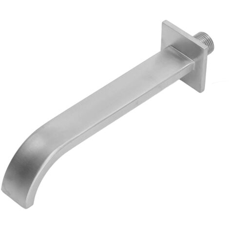 Robinet Brossé Robinet Mural 4Min Dn5 En Acier Inoxydable Douche Salle De Bains Baignoire Robinets Bassin Vis pour Bec Dn5 Mâle Vis Serviette Anneaux