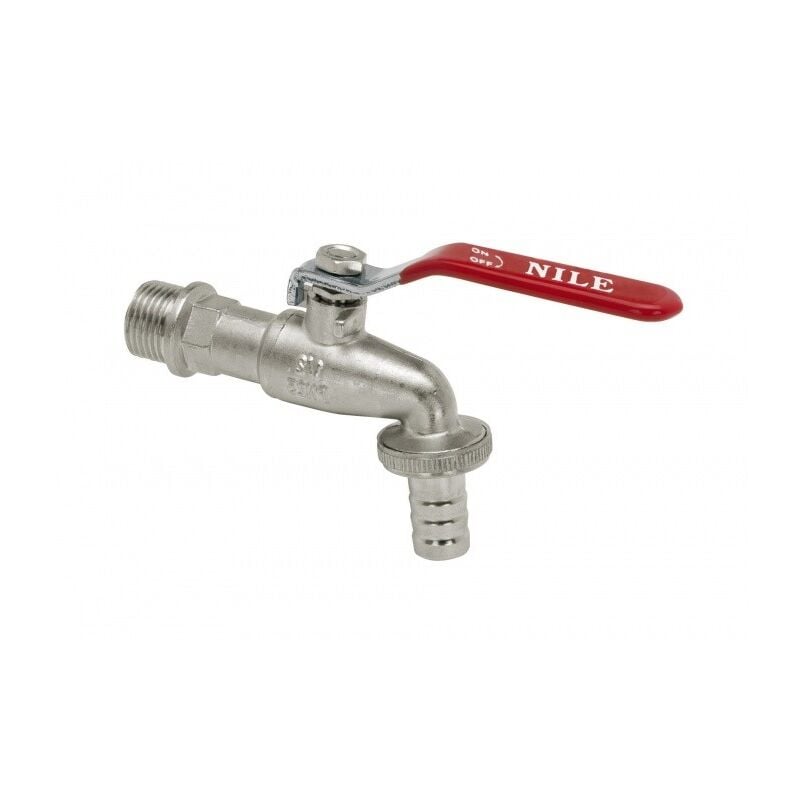 Robinet de jardin courbe avec béquille 1/2 'm 3/4 'Mxø15mm nile Arco