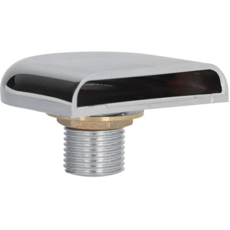 Robinet Cascade G1/2 pour SPA Sortie Élargie Plastique Argenté 6.5cm pour Baignoire & Douche Installation Murale
