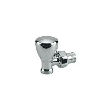 Robinet chromé pour sèche serviettes