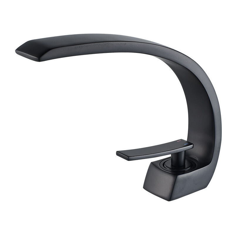 Robinet Chrome Robinets De Bassin Polonais, Mitigeur De Salle De Bains Robinet De Lavabo En Laiton Mitigeur Monotrou Bassin Évier Grue Robinet Facile