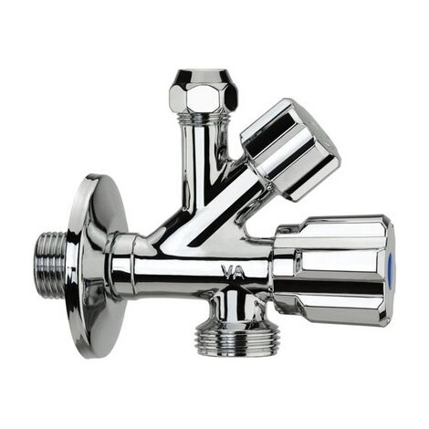 Robinet combiné sous évier pour machine à laver – Écrou conique bas – Taille 1/2 x 3/4 – Installation facile dans espaces restreints – Faidf