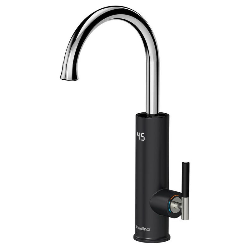 Esip - Robinet Cuisine Chauffant Instantané, 3200W Robinet Chauffe Eau Instantané Electrique Affichage Numérique led Robinet Cuisine Rotation à 360°