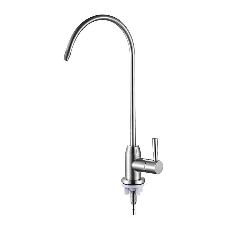 Start - Robinet Cuisine d'Eau Potable, Robinet de Cuisine en Acier Inoxydable, Pivotant à 360°, Robinet à Osmose Sans Plomb, Nickel Brossé