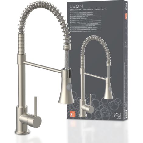 Robinet cuisine douchette inox Eisl LEON
