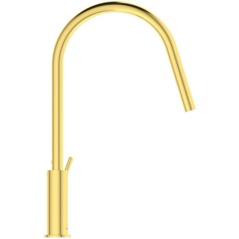 Robinet de cuisine IDEAL STANDARD Gusto rond or + Nettoyant