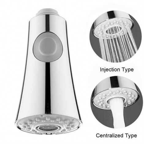 Robinet Cuisine - NEUFU - Douchette Extensible - 2 Jets - Chromé - Économie d\'eau