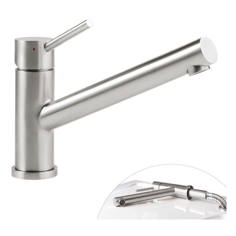 Villeroy&boch - Robinet cuisine rabattable villeroy et boch Como window acier massif