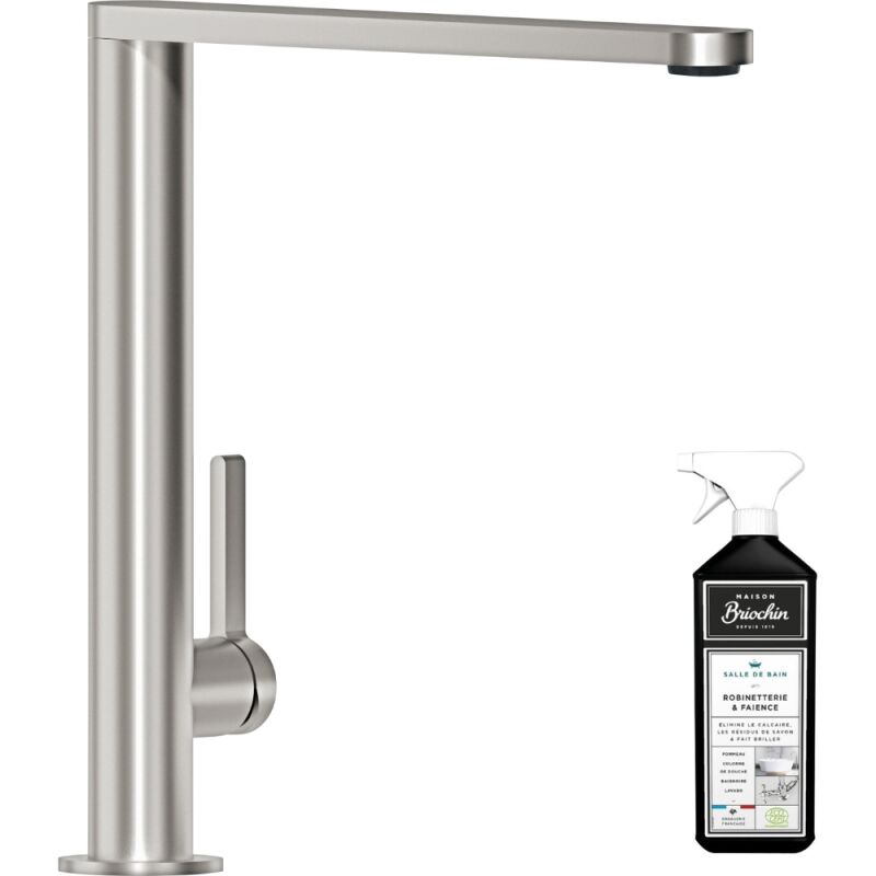 Villeroy&boch - Robinet cuisine villeroy et boch Finera, acier massif, Avec nettoyant