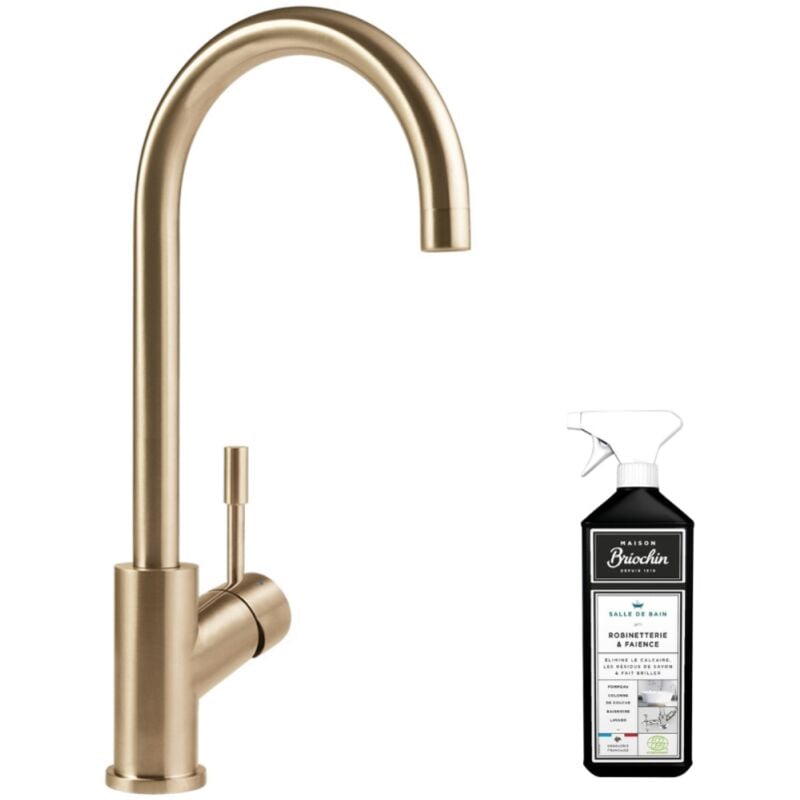 Villeroy&boch - Robinet cuisine villeroy et boch Umbrella or mat + nettoyant