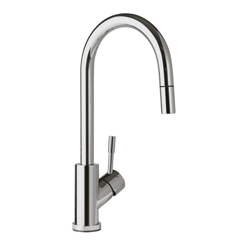 Villeroy&boch - Robinet cuisine villeroy et boch Umbrella flex, acier massif poli, Sans nettoyant