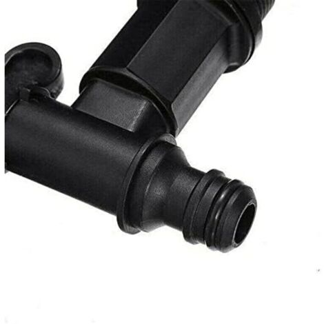 Robinet cuve Plastique,Adaptateur de boîte de Rangement d'eau IBC,Adaptateur Robinet Tuyau arrosage,pour recuperateur Eau de Pluie, réservoir de Carburant (Plastique)