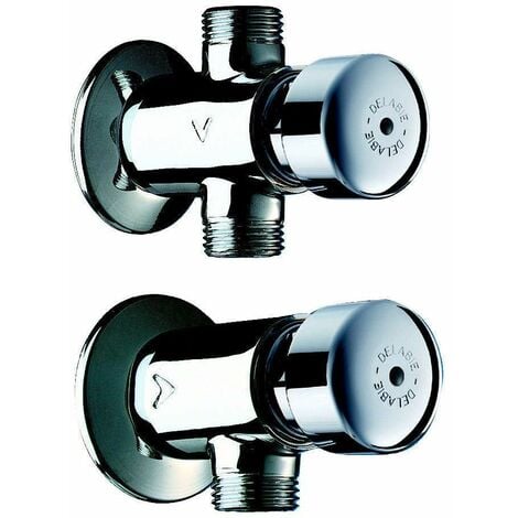 DELABIE Robinet temporisé TEMPOSTOP 1/2 - droit, pour raccordement en ligne