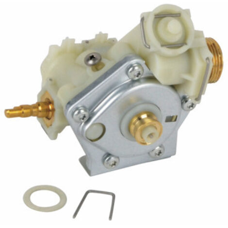 Elm Leblanc – Robinet d'eau pour chauffe-eau – Vanne chauffage central – Filetage plomberie G1/2 – Matières laiton – Configuration raccord 8738710124