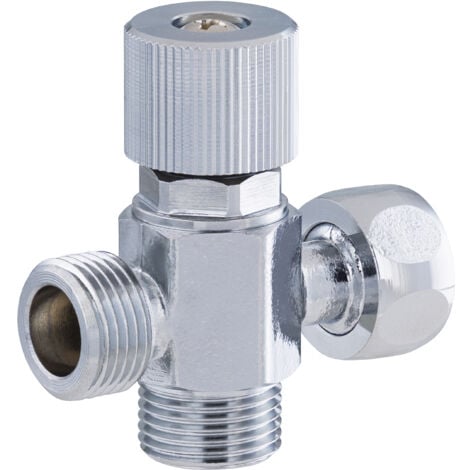 Robinet d'arrêt 3 voies NOYON & THIEBAULT M3/8 - F3/8