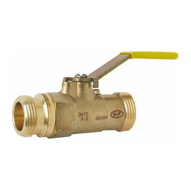 Robinet d'arrêt à joint plat m - m