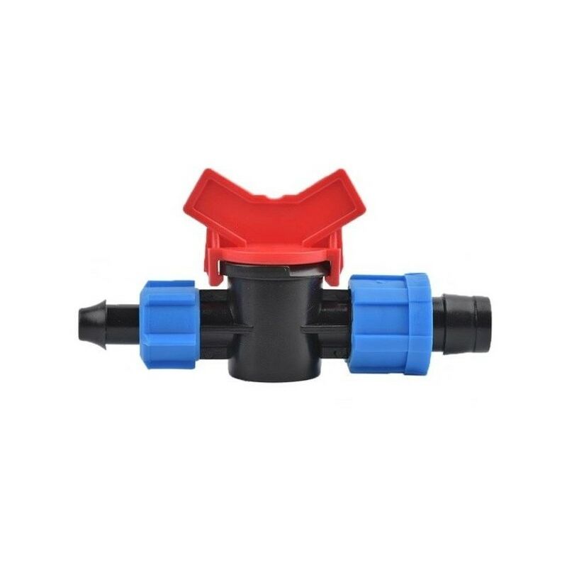 50 x Vanne d'arrêt anti-goutte 16 mm à douille