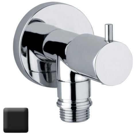 Robinet d’arrêt avec tête à disques en céramique ½’’M noir mat - BOSSINI E57500073