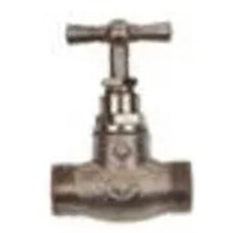 Robinet d'arrêt batîment, double mâle 15X21, PORQUET