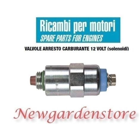 Robinet d'arrêt carburant 12 volts 12874 solénoïde FIAT 9986316 PERKINS DELPHI
