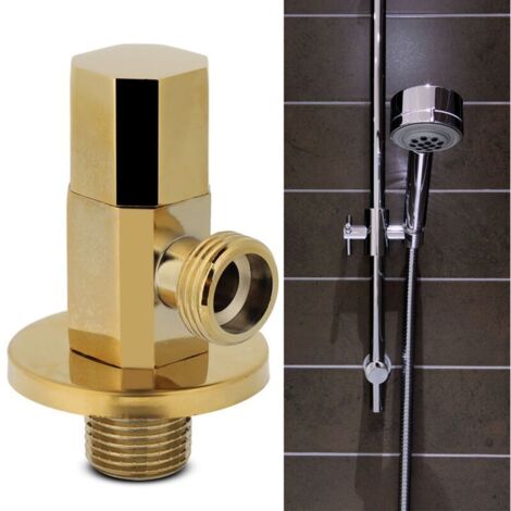 Robinet d'arrêt d'angle en laiton pour salle de bain Robinet d'arrêt d'angle pour robinet