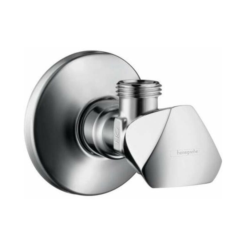 Hansgrohe - 13902000 7849771 soupape équerre avec filetage de raccordement/rosace chromé
