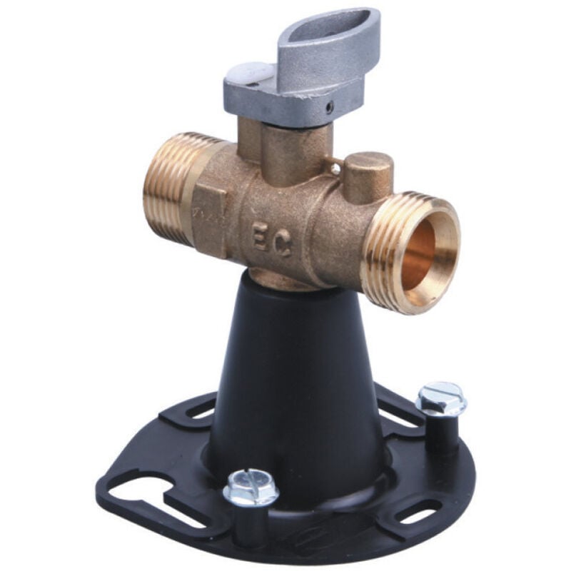 Robinet d'arrêt Jonction Sphéro Conique sur socle type e 3/4' (20/27)