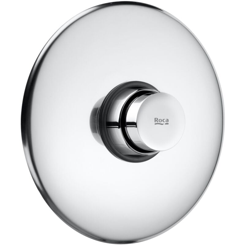 Robinet temporisé encastré avec rosace pour urinoir INSTANT - ROCA