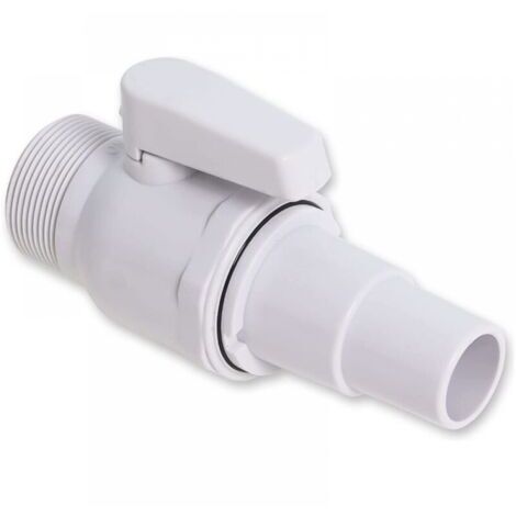 Robinet d'arrêt pour piscine, accessoires de piscine, accessoires de piscine, valve à piston, pompe de filtration de piscine, raccord de pompe de rechange pour filtre de piscine (2 pièces)