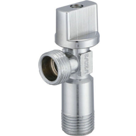 Robinet d’arret WC,4,2 points Matériel De Plomberie Professionnel Fournie Adaptable Sur Tout Type De Toilette.