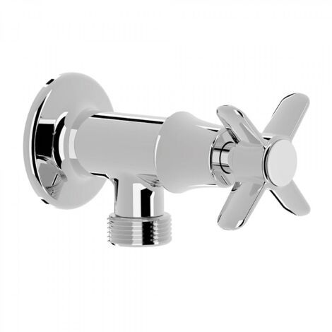 Robinet d'arrivée d'eau pour lave‑linge sortie filetage 3/4” - TRES 24250001