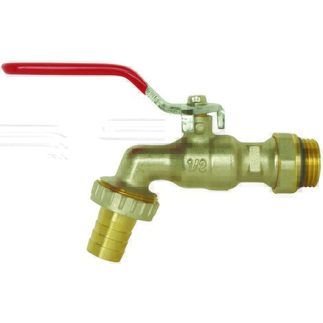 Kit Robinet D'Arrosage Orientable SOMATHERM - Laiton Chromé, Applique Murale, Entrée 15/21 Sortie 20/27