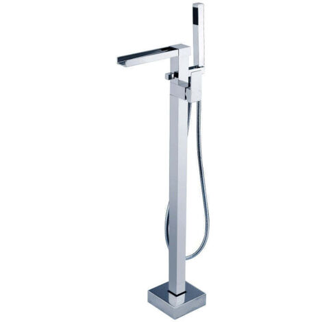 Robinet De Baignoire Au Sol 008 En Laiton Chromé Collection Enipée