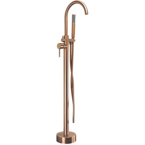 ROBINET DE BAIGNOIRE AUTOPORTANT REA LUNGO BRUSH COPPER