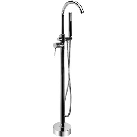 ROBINET DE BAIGNOIRE AUTOPORTANT REA LUNGO CHROME