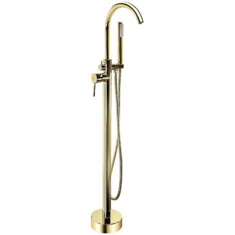 ROBINET DE BAIGNOIRE AUTOPORTANT REA LUNGO GOLD