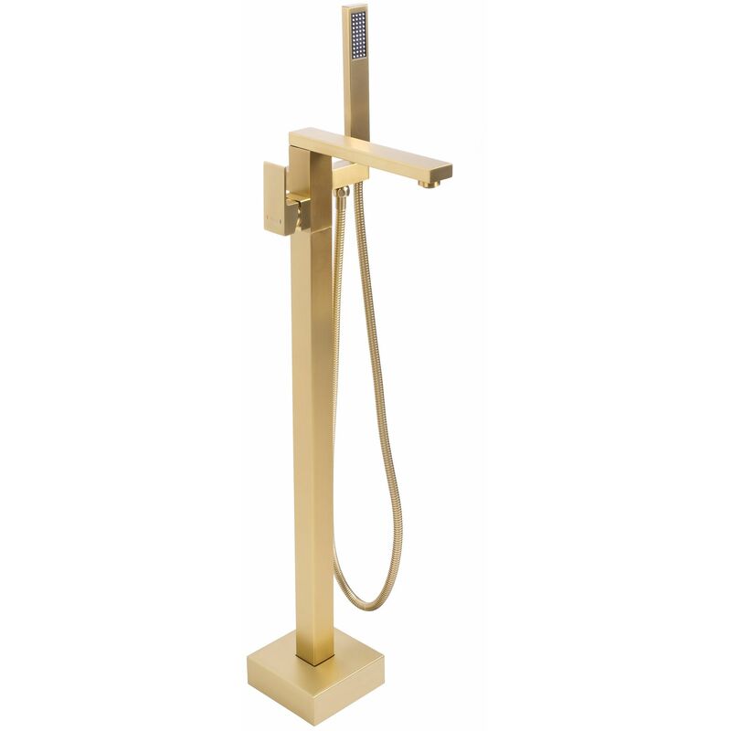 Robinet de baignoire autoportant REA tery brush gold