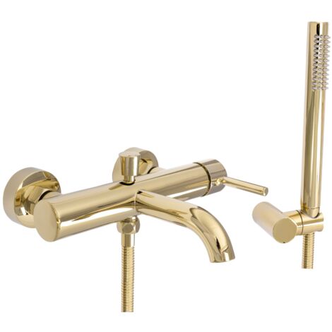 ROBINET DE BAIGNOIRE DOUCHETTE REA LUNGO L.GOLD - Or