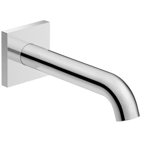 Robinet de baignoire DU C.1avec rallonge de rosace carrée 205, largeur 75 mm. Noir Mat